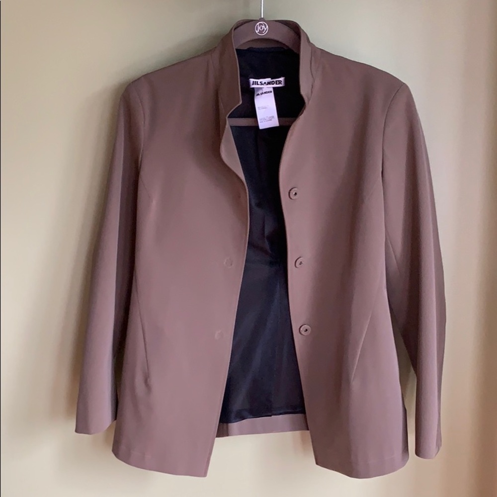 Jil Sander Minimalist Blazer made in Germany sz 36